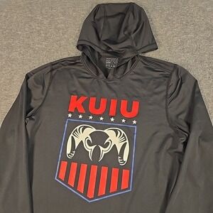 Kuiu AP Tech Hoodie Mens Small Black Long Sleeve Lightweight Ultralight Hunting